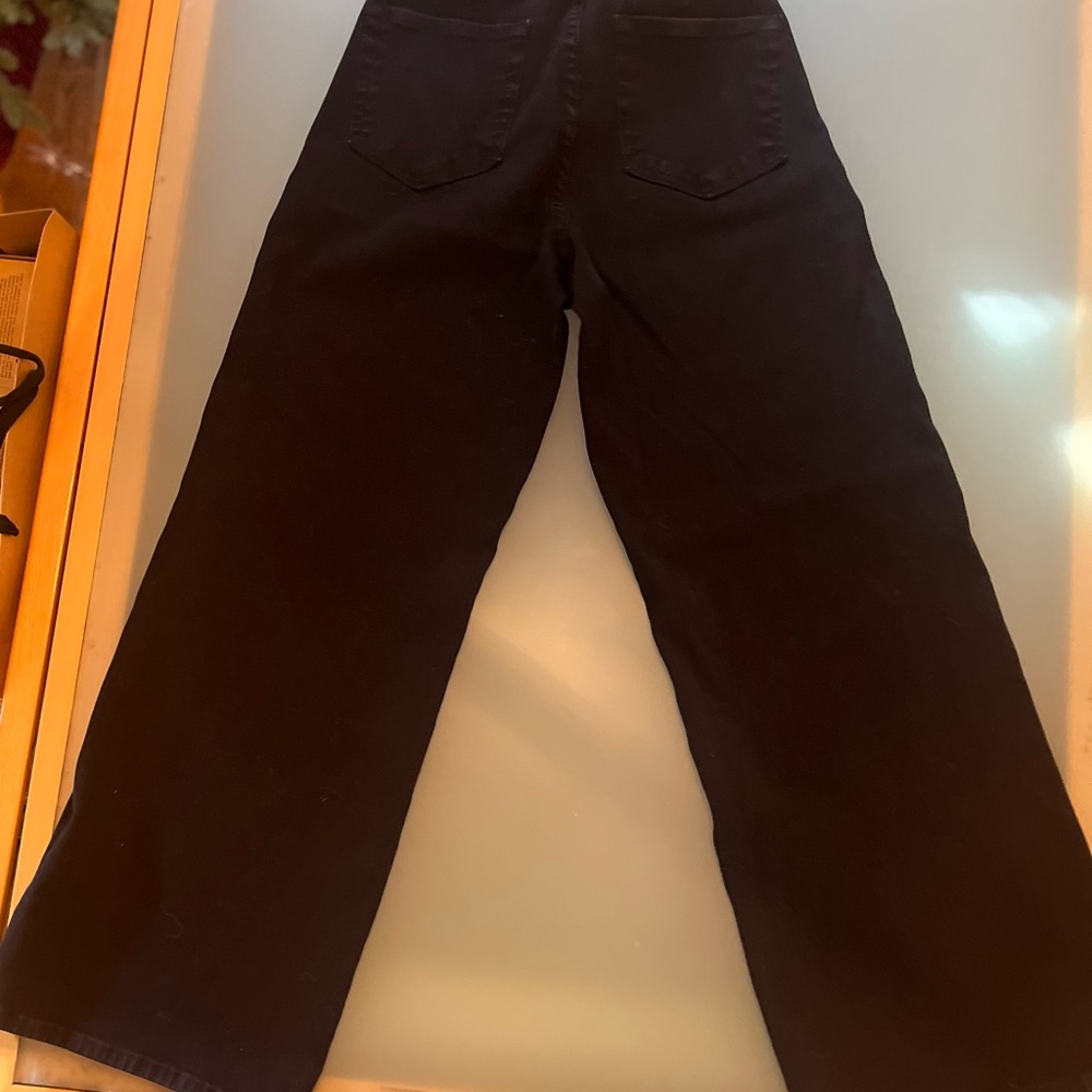 Just Black hi-rise trouser jean. Black - Picture 4 of 6